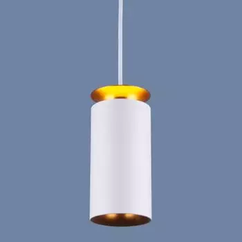 Подвесной потолочный светодиодный светильник DLS021 9+4W 4200К белый матовый/золото