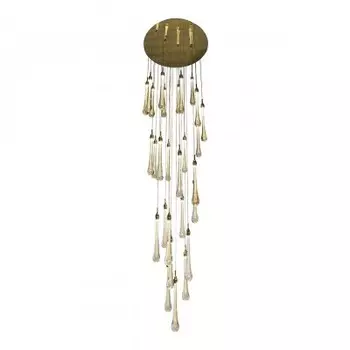 Подвесной светильник АСМЕР золото d55 h230 Led 84W 3000К Kink light 07860-28A,33