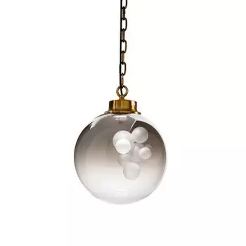 Подвесной светильник Delight KG1148P brass/smoky