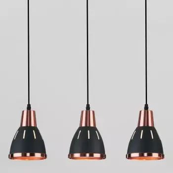 Подвесной светильник Eurosvet 50173/3 черный Nort