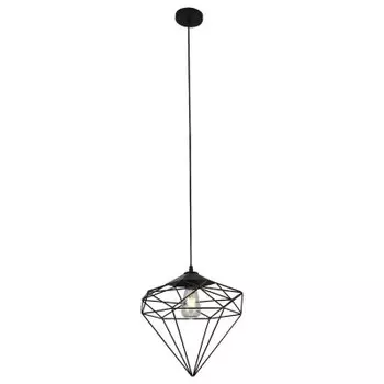 Подвесной светильник КАМА черный d30 h80 E27 1*40W Kink light 08311-3,19