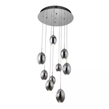 Подвесной светильник МЕТЕОРИТ хром d45 h120 Led 27W (4000K) Kink light 8025