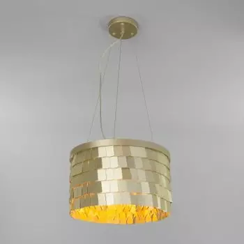 Подвесной светильник с металлическим абажуром Eurosvet 317/6 Corazza