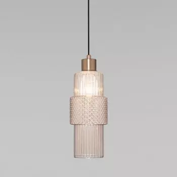 Подвесной светильник с плафоном 50209/1 бронза Eurosvet Soho