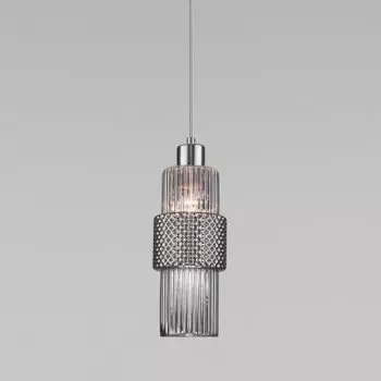 Подвесной светильник с плафоном 50209/1 хром Eurosvet Soho