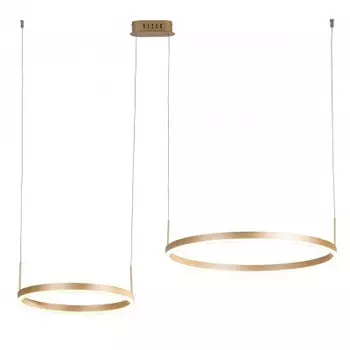 Подвесной светильник ТОР золото w90*60 (d40+60) h110 Led 60W (3000K) Kink light 08219,33P