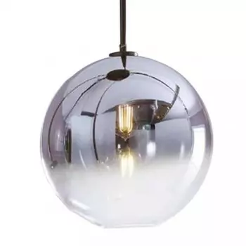 Подвесной светильник ВОСХОД прозрачно-хромовый d35 h200 E27 1*40W Kink light 07565-35,16