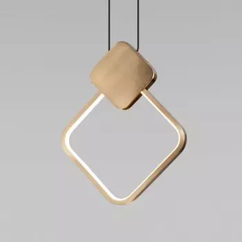 Подвесной светодиодный светильник 50216/1 LED бронза Eurosvet Style