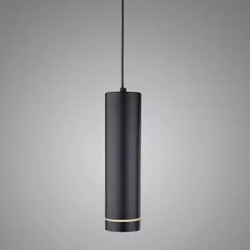 Подвесной светодиодный светильник DLR023 12W 4200K черный матовый Eurosvet Topper