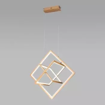 Подвесной светодиодный светильник Eurosvet 90224/3 матовое золото Maya