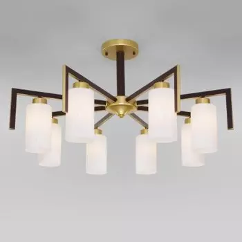 Потолочная люстра в стиле лофт 70126/8 черный Евросвет