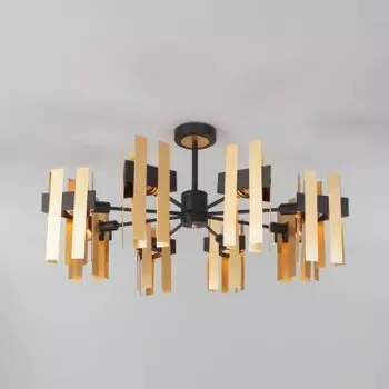 Потолочная люстра в стиле лофт Eurosvet 70116/8 черный Spada