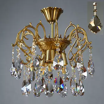 Потолочный светильник Ambiente 8888/3 PL AB Honey Leaf