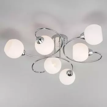 Потолочный светильник Eurosvet 30136/6 хром Tulia