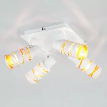 Потолочный светильник Евросвет 20085/4 белый Flute