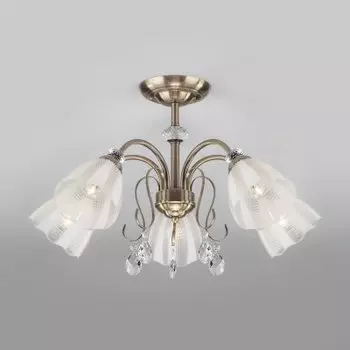 Люстра Евросвет 30155/5 античная бронза Floranse