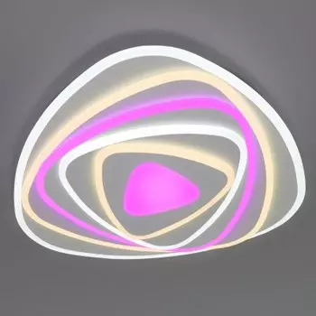 Потолочный светодиодный светильник с пультом управления Eurosvet 90225/1 белый Coloris