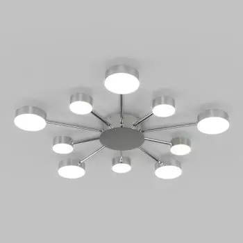 Потолочный светодиодный светильник с пультом управления Eurosvet 90242/10 хром