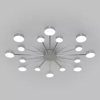 Потолочный светодиодный светильник с пультом управления Eurosvet 90242/16 хром