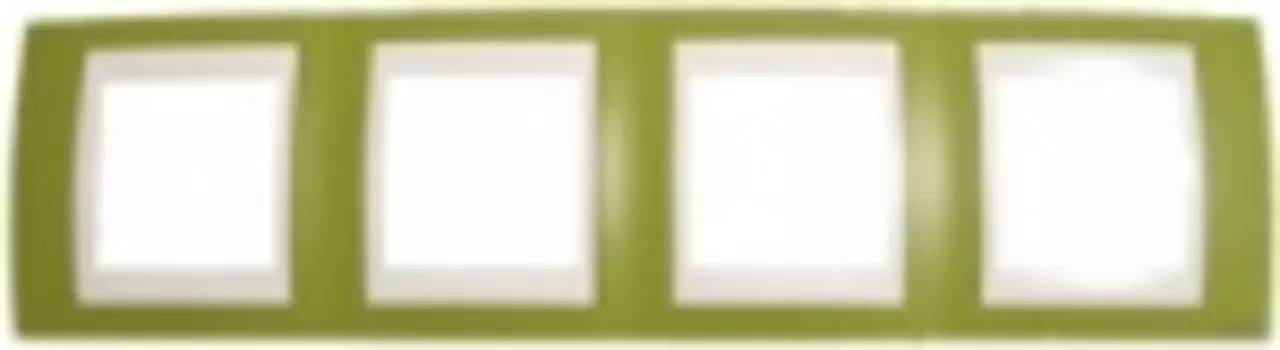 Рамка 4-ая горизонтальная MGU6.008.566 Фисташковый/бежевый