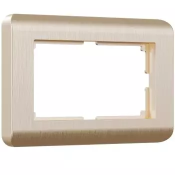 Рамка для двойной розетки (шампань) W0082111 Werkel