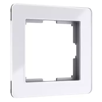 Рамка на 1 пост Acrylic (белый) Werkel W0012701