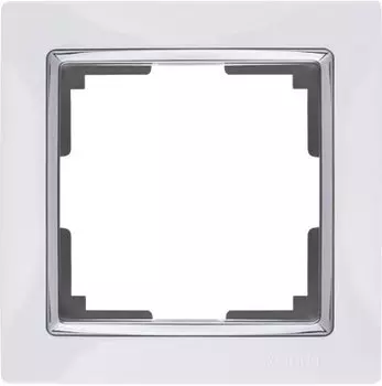 Рамка на 1 пост (белый) WL03-Frame-01-white Werkel