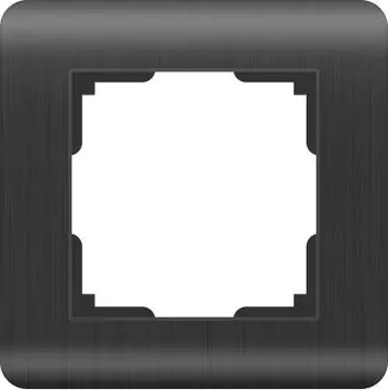 Рамка на 1 пост (графит) WL12-Frame-01 Werkel