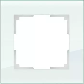Рамка на 1 пост (натуральное стекло) WL01-Frame-01 Werkel