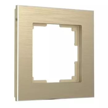 Рамка на 1 пост (шампань алюминий) W0011711 Werkel