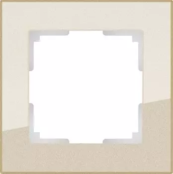Рамка на 1 пост (шампань) WL01-Frame-01 Werkel