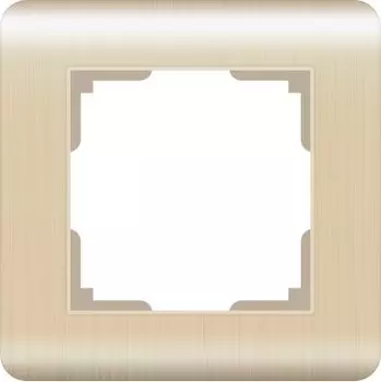 Рамка на 1 пост (шампань) Werkel WL12-Frame-01