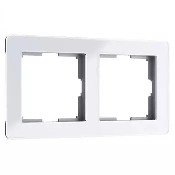 Рамка на 2 поста Acrylic (белый) Werkel W0022701