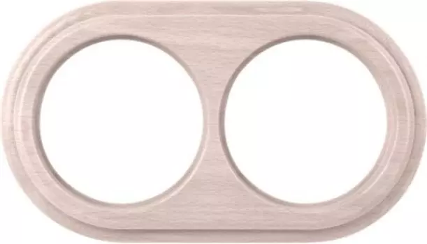 Рамка на 2 поста (беленый дуб) WL15-frame-02 Werkel