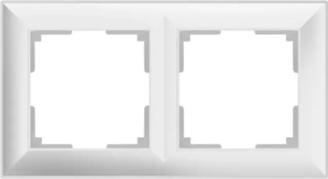 Рамка на 2 поста (белый) WL14-Frame-02 Werkel