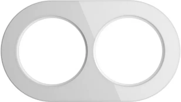 Рамка на 2 поста (Белый) WL21-frame-02 Werkel