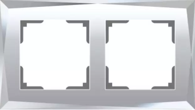 Рамка на 2 поста (зеркальный) W0021220 Werkel