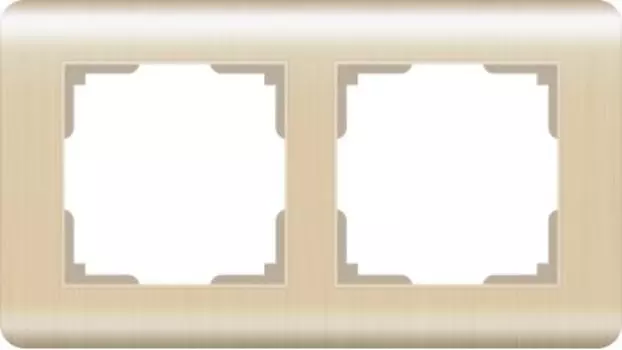 Рамка на 2 поста (шампань) WL12-Frame-02 Werkel