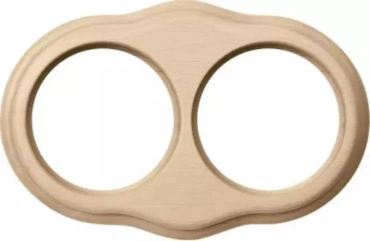 Рамка на 2 поста (светлый бук) WL20-frame-02 Werkel