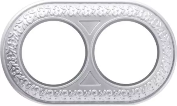 Рамка на 2 поста (жемчужный) WL70-frame-02 Werkel