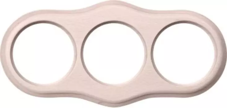 Рамка на 3 поста (беленый дуб) WL20-frame-03 Werkel