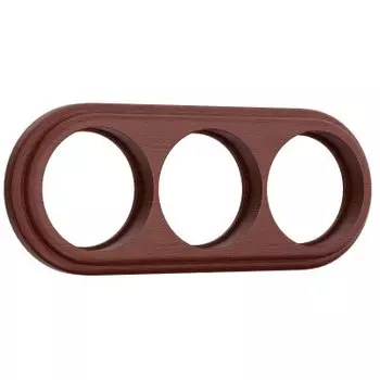 Рамка на 3 поста (итальянский орех) Werkel W0035225