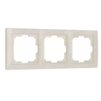 Рамка на 3 поста (слоновая кость, basic) W0032003 Werkel
