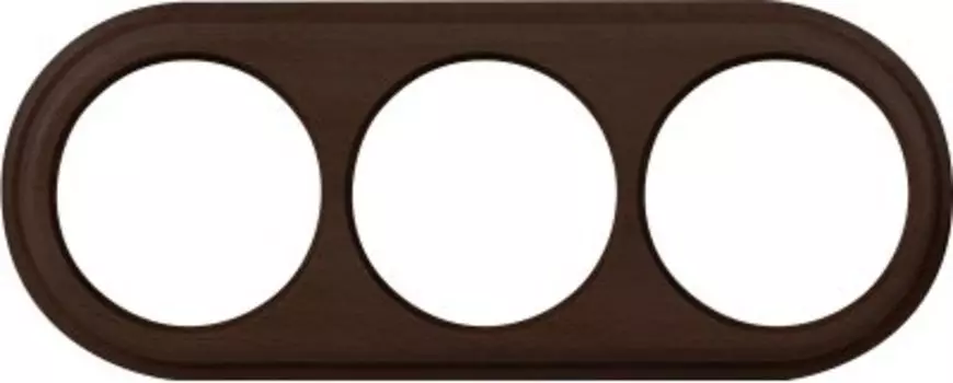 Рамка на 3 поста (венге) WL15-frame-03 Werkel