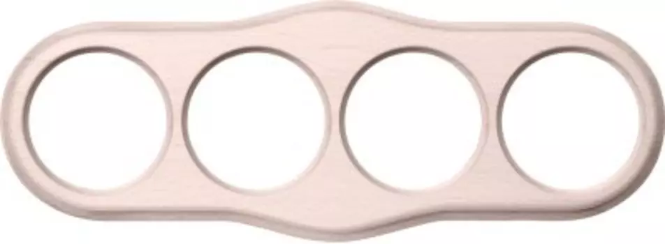 Рамка на 4 поста (беленый дуб) WL20-frame-04 Werkel