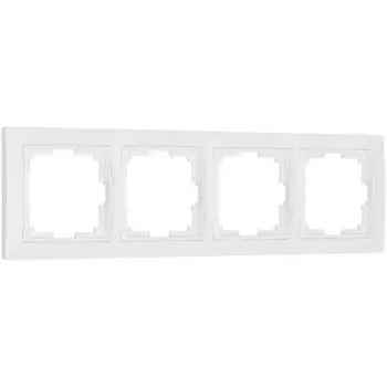 Рамка на 4 поста (белый, basic) W0042001 Werkel