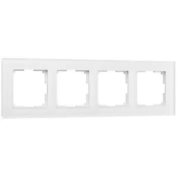 Рамка на 4 поста (белый матовый) Werkel W0041105