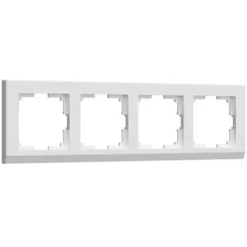 Рамка на 4 поста (белый) W0041801 Werkel