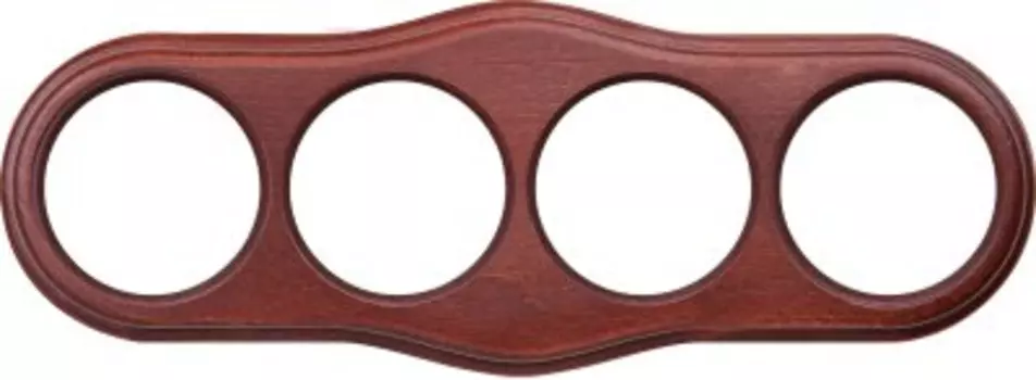 Рамка на 4 поста (итальянский орех) WL20-frame-04 Werkel