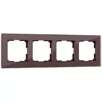 Рамка на 4 поста (мокко) Werkel W0041118